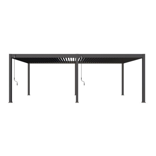 Weide Pergola Deluxe Plus 3.6×7.2m mit Lamellendach Anthrazit - ambiento.ch