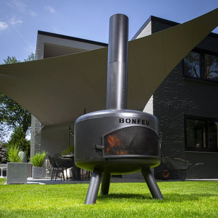 BonFeu BonGiro Gartenkamin Schwarz - ambiento.ch