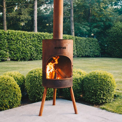BonFeu BonTon 50 Gartenkamin Rost - ambiento.ch