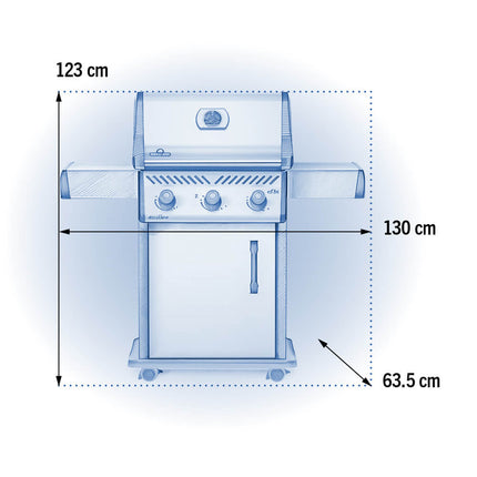 Napoleon Gasgrill Rogue XT 425 SIB Edelstahl - ambiento.ch