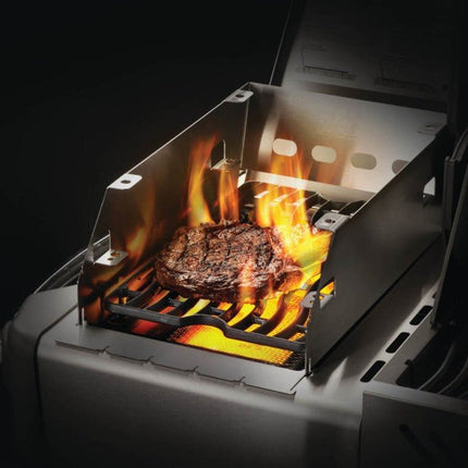 Seitenbrenner - Windschutz – Gross mit Grillspiess - Einsatz - ambiento.ch