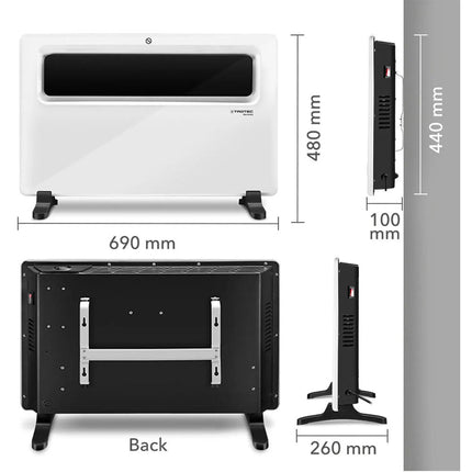 Trotec TCH1510E Konvektorheizer - ambiento.ch