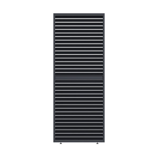 Ventaris Lamellenwand mit drehbaren Lamellen Anthrazit - ambiento.ch