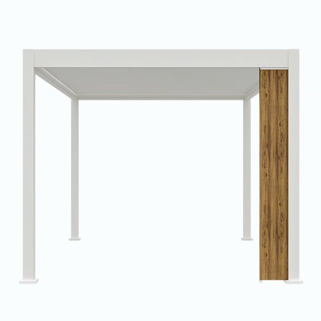 Weide Wand - Element in Eichenholz mit 3D - Optik 31cm aus Aluminium - ambiento.ch